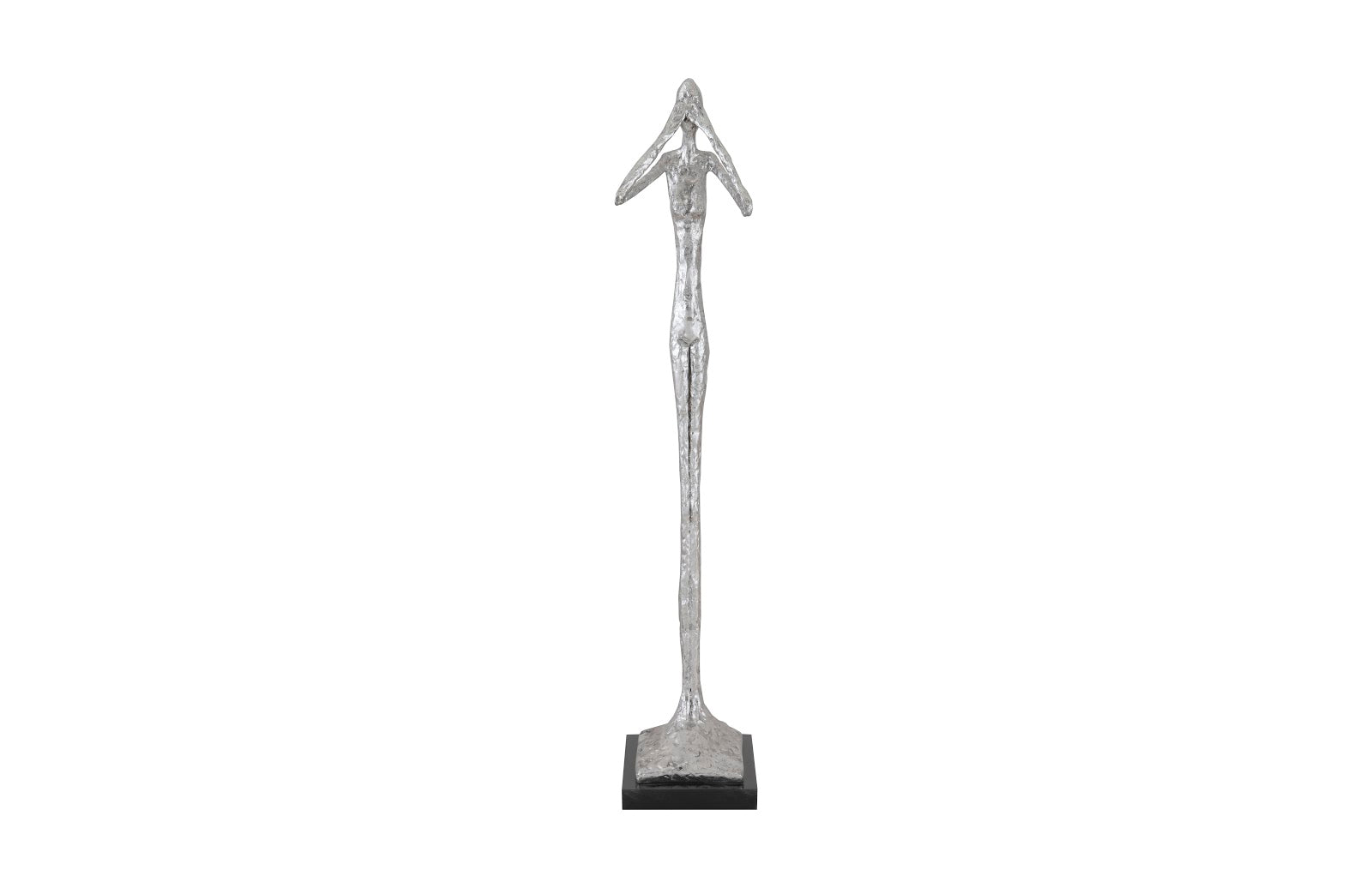 Phillips Collection Home Phillips Collection See No Evil Slender Sculpture, Small, Resin, Silver Leaf