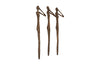Phillips Collection Home Phillips Collection See, Speak, Hear No Evil Wall Art, Resin, Bronze, Set Of 3