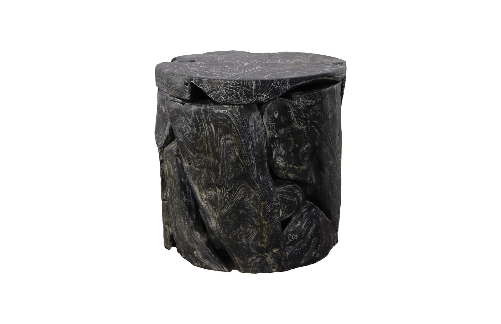 Phillips Collection Home Oversized LTL - Rate to be Quoted Phillips Collection Side Table Black Wash, Round