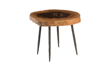 Phillips Collection Home Phillips Collection Side Table, Forged Legs