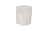 Phillips Collection Home Phillips Collection Slice Stool, Round, White Stone