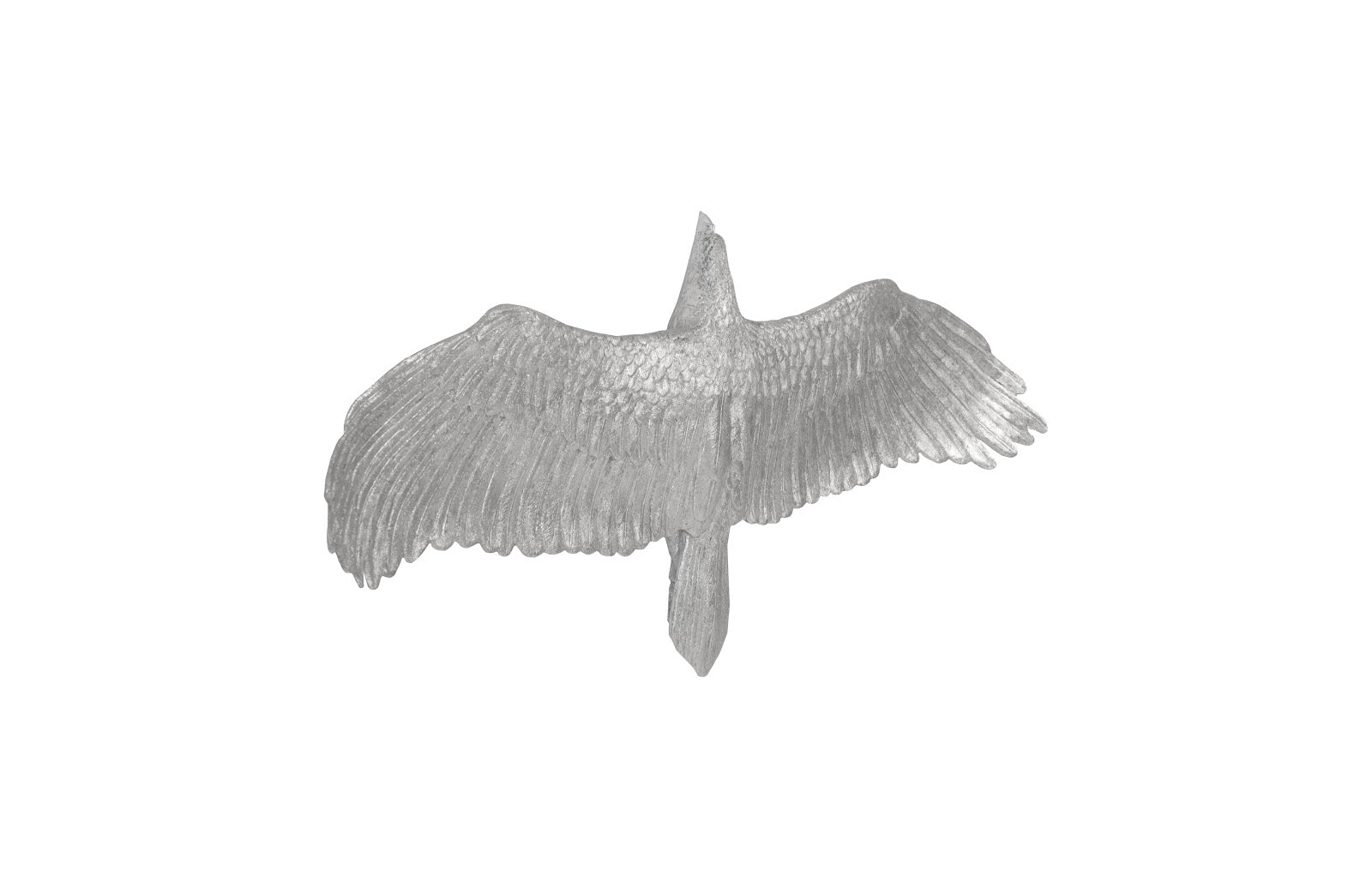 Phillips Collection Home Oversized LTL - Rate to be Quoted Phillips Collection Soaring Eagle Wall Art, Resin, Silver Leaf, SM