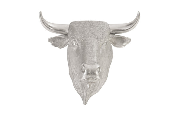 Phillips Collection Home Phillips Collection Spanish Fighting Bull Wall Art, Resin, Silver Leaf