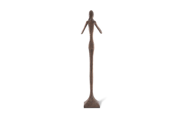 Phillips Collection Home Oversized LTL - Rate to be Quoted Phillips Collection Speak No Evil Slender Sculpture, Large, Resin, Bronze Finish