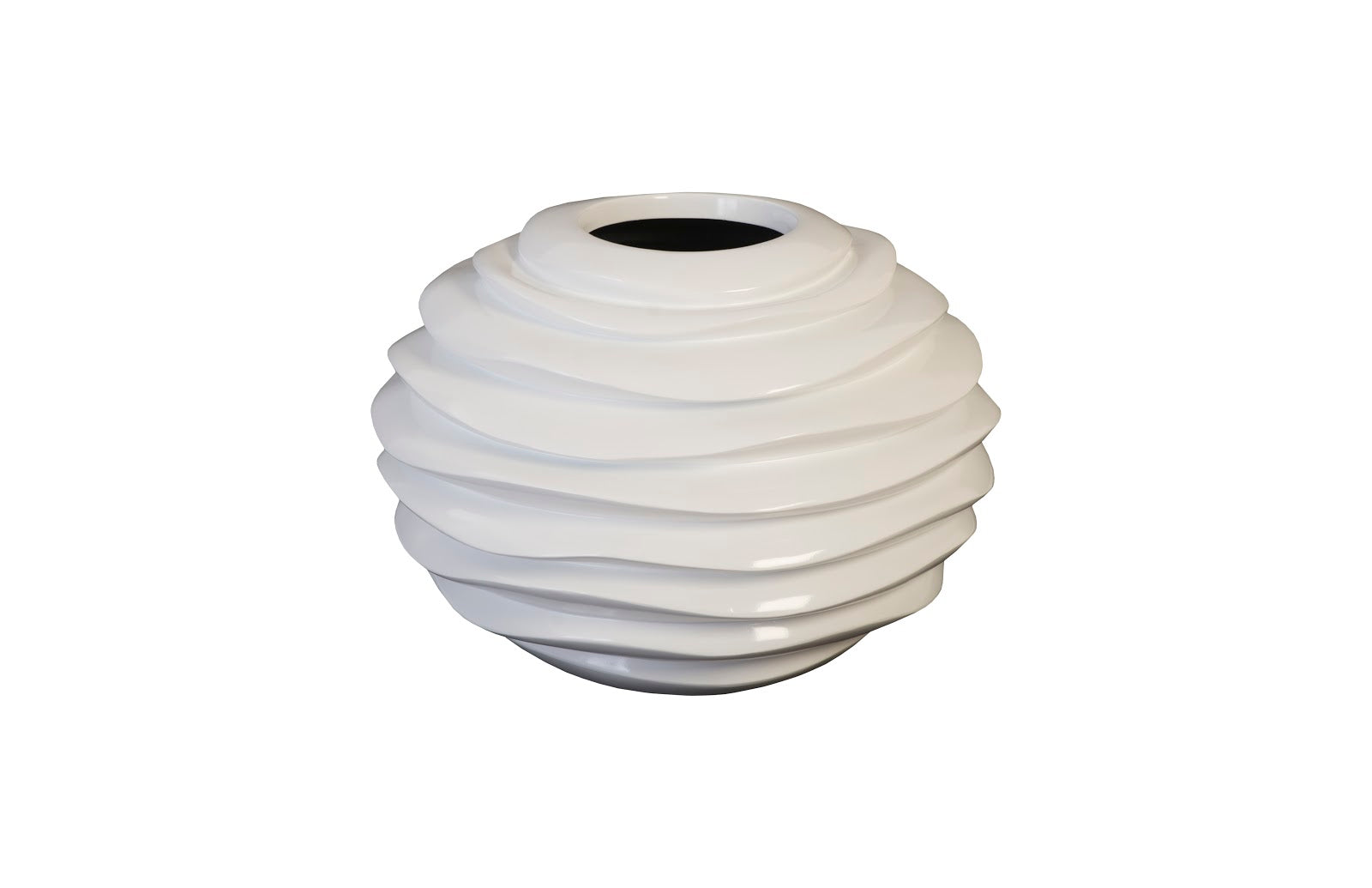 Phillips Collection Home Phillips Collection Spiral Planter, White, SM