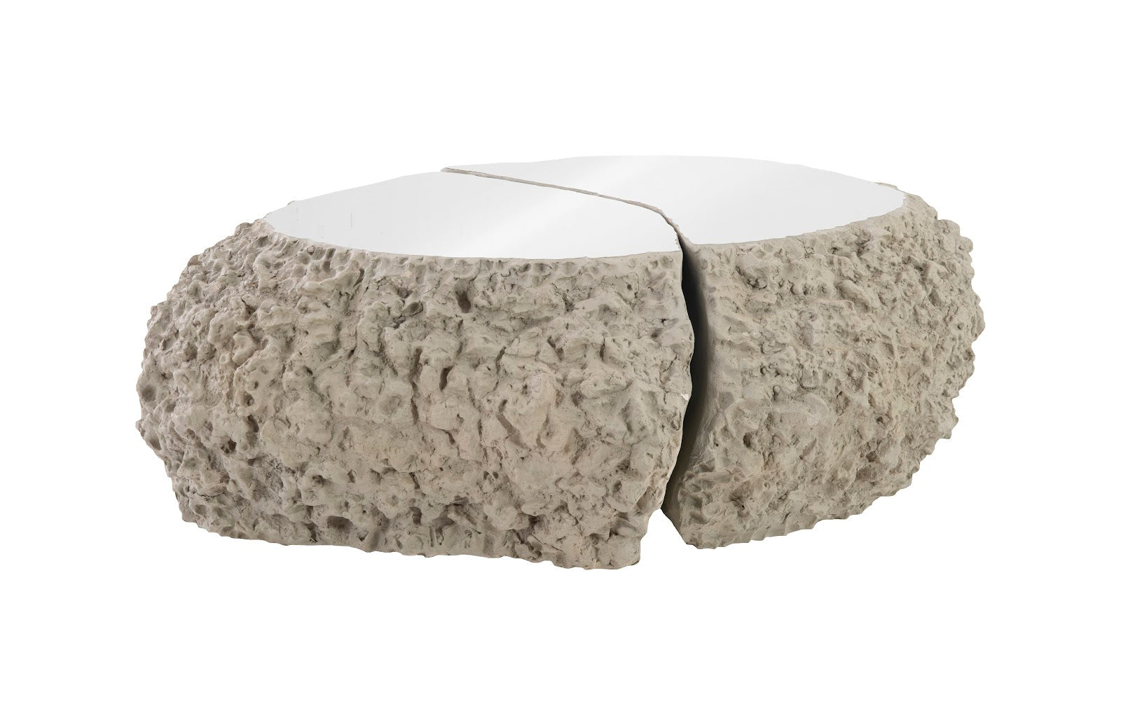 Phillips Collection Home Oversized LTL - Rate to be Quoted Phillips Collection Split the Difference Coffee Table, Ash