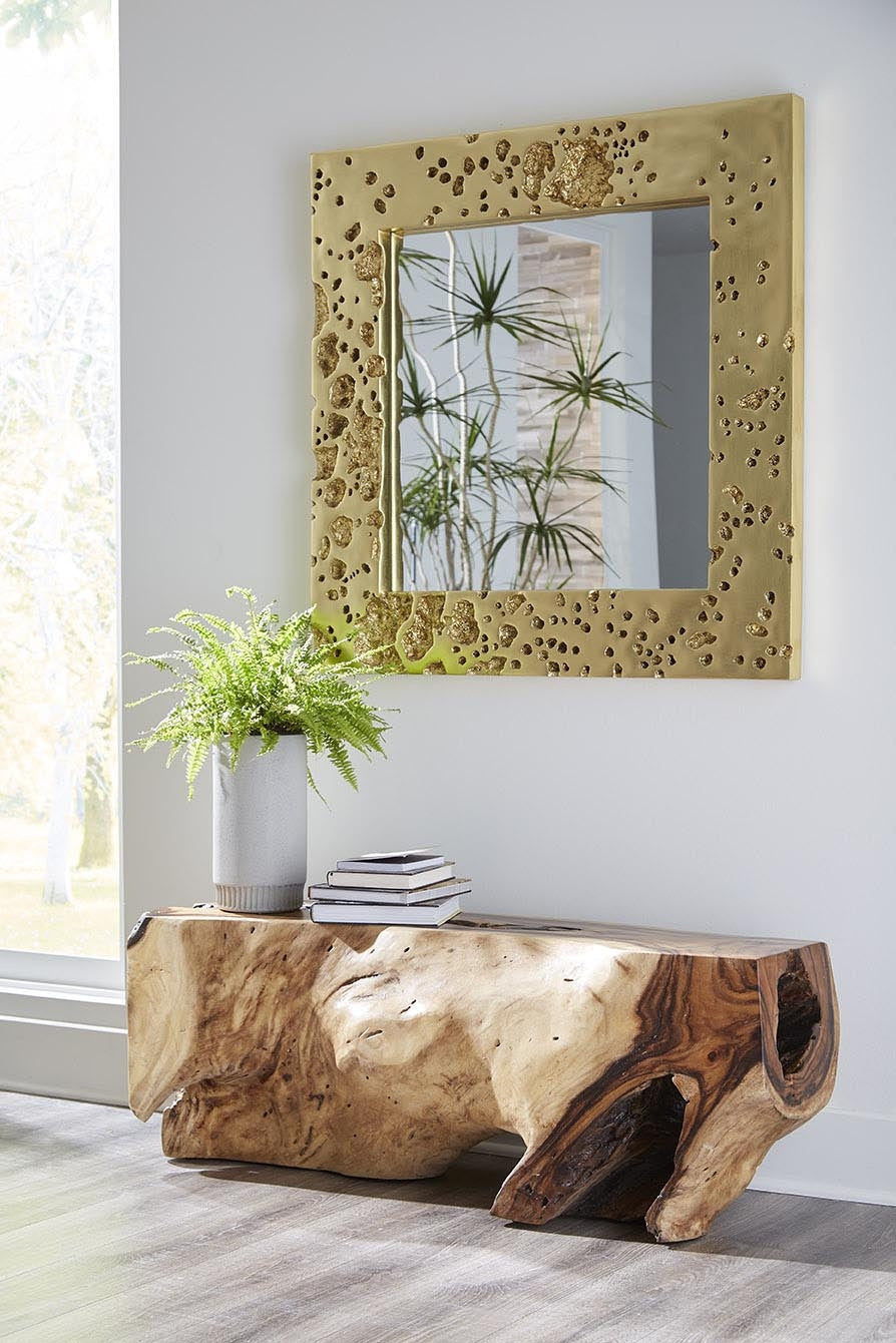 Phillips Collection Home Oversized LTL - Rate to be Quoted Phillips Collection Splotch Mirror, Gold Leaf