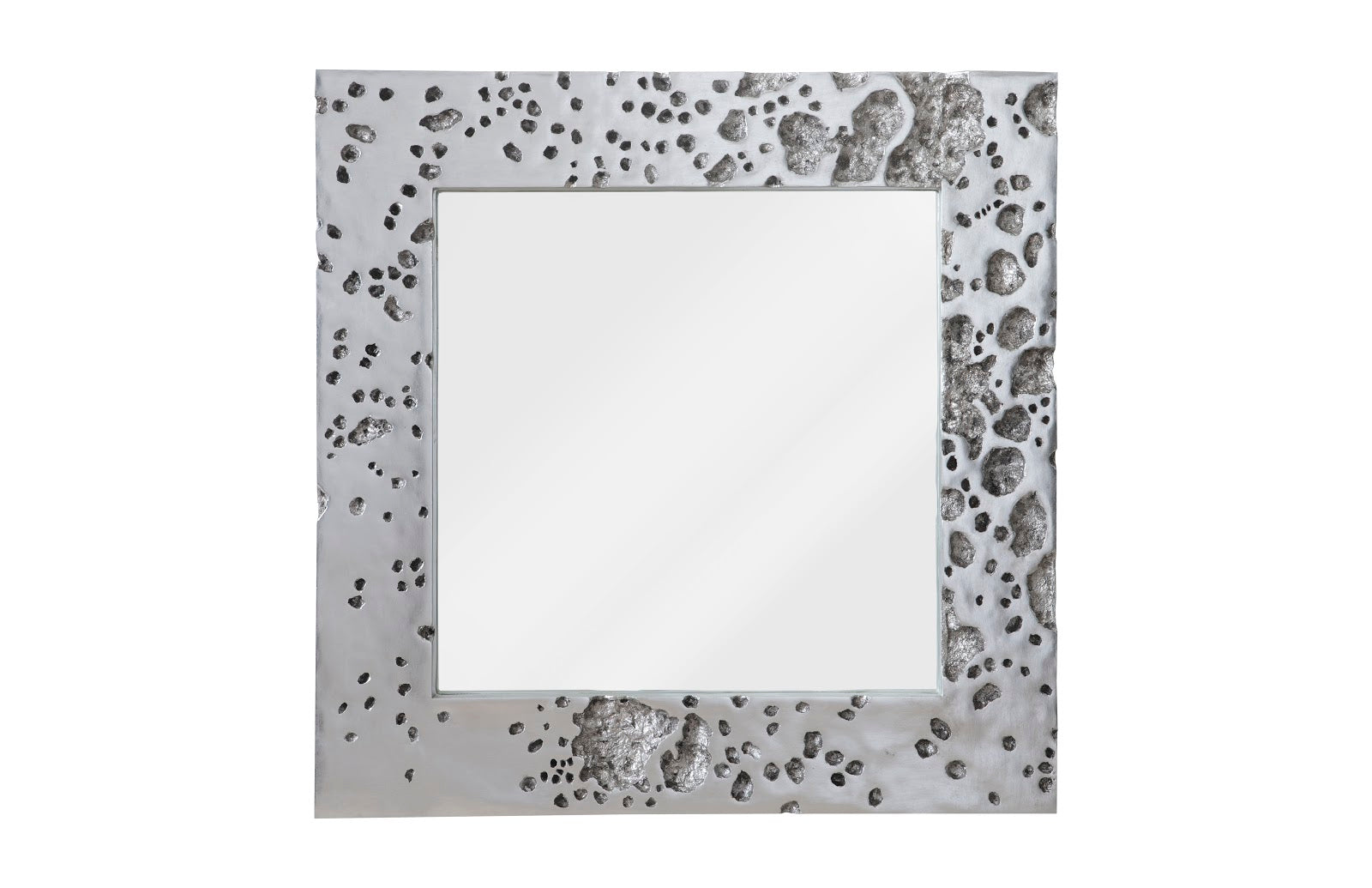 Phillips Collection Home Oversized LTL - Rate to be Quoted Phillips Collection Splotch Mirror, Silver Leaf