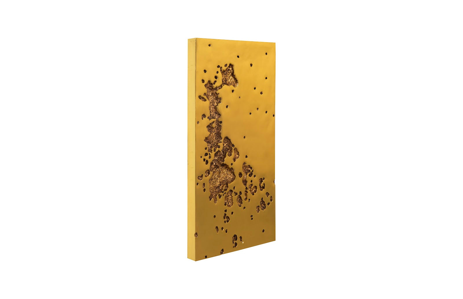 Phillips Collection Home Phillips Collection Splotch Wall Art, Rectangle, Gold Leaf