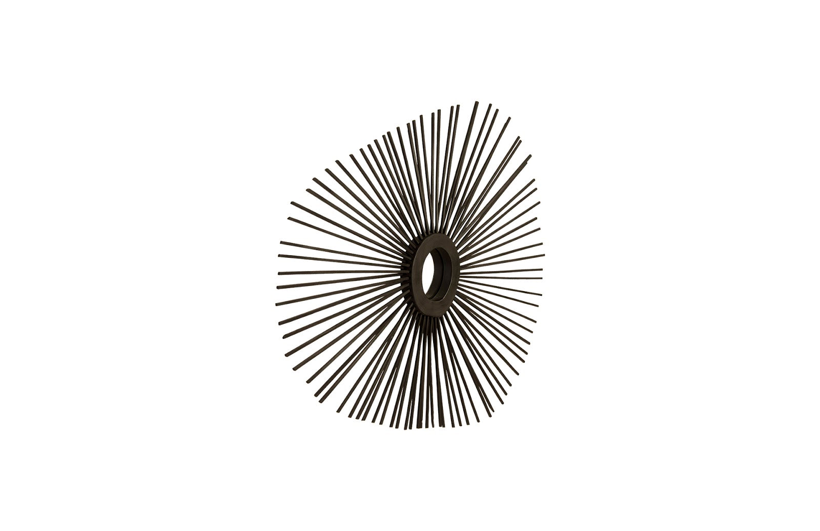 Phillips Collection Home Oversized LTL - Rate to be Quoted Phillips Collection Spoke Mirror, Burnt, Ovoid