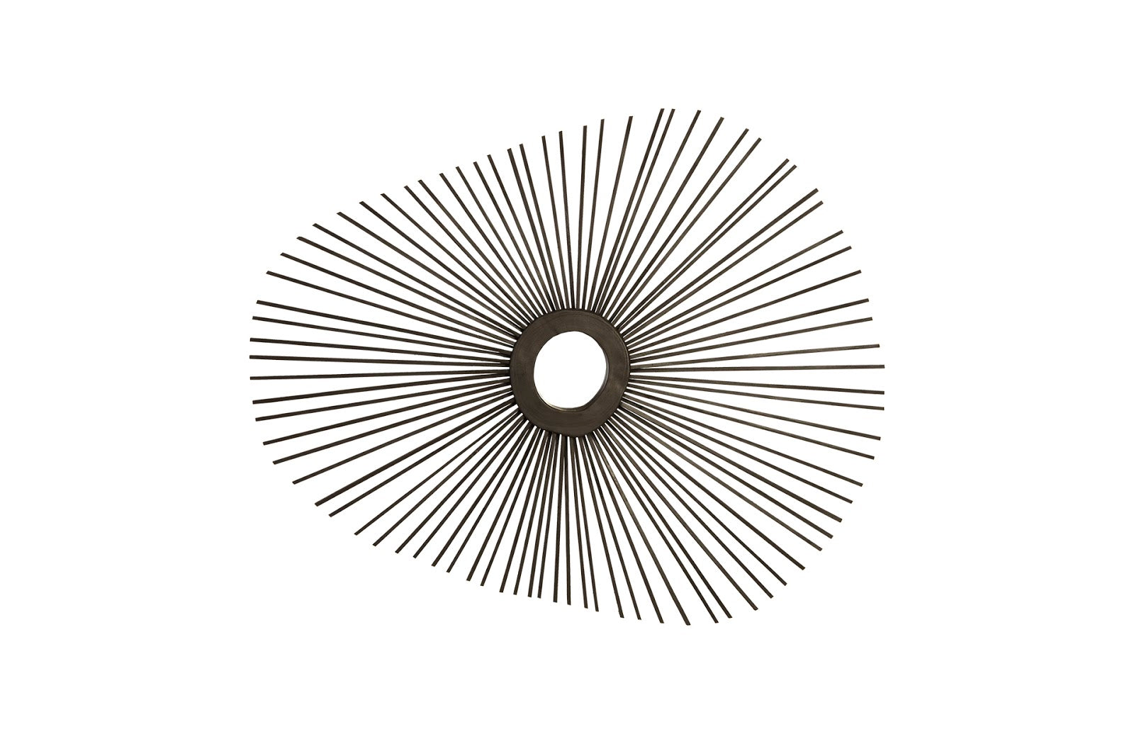 Phillips Collection Home Oversized LTL - Rate to be Quoted Phillips Collection Spoke Mirror, Burnt, Ovoid