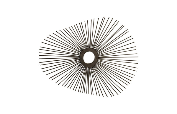 Phillips Collection Home Oversized LTL - Rate to be Quoted Phillips Collection Spoke Mirror, Burnt, Ovoid