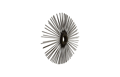 Phillips Collection Home Oversized LTL - Rate to be Quoted Phillips Collection Spoke Mirror, Burnt, Round