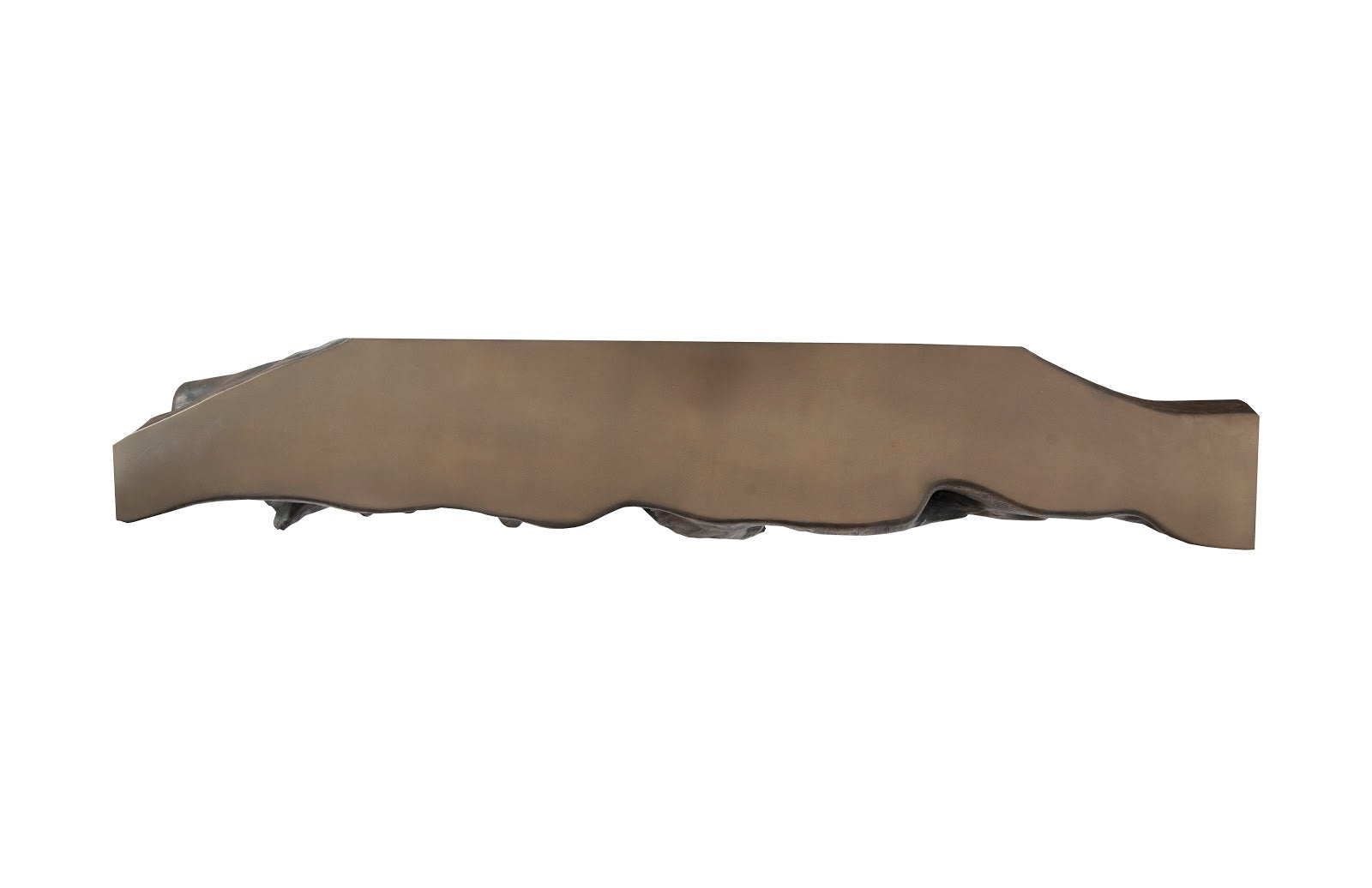 Phillips Collection Home Oversized LTL - Rate to be Quoted Phillips Collection Square Root Console Table, Resin, Antique Bronze Finish