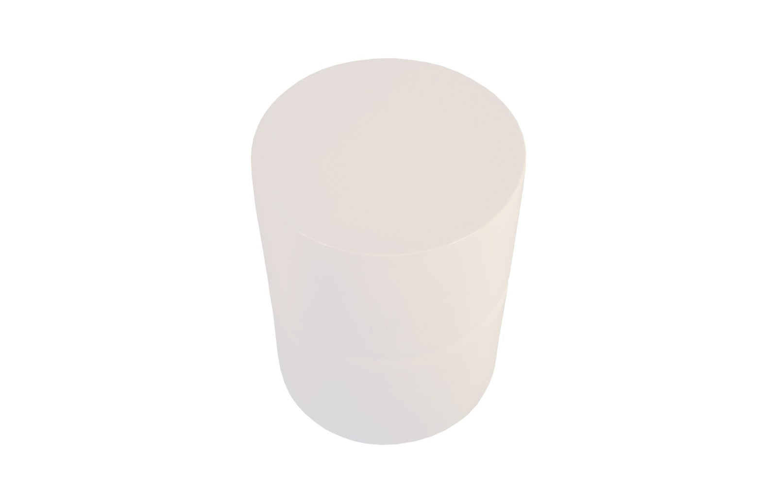 Phillips Collection Home Phillips Collection Stacked Stool, Gel Coat White