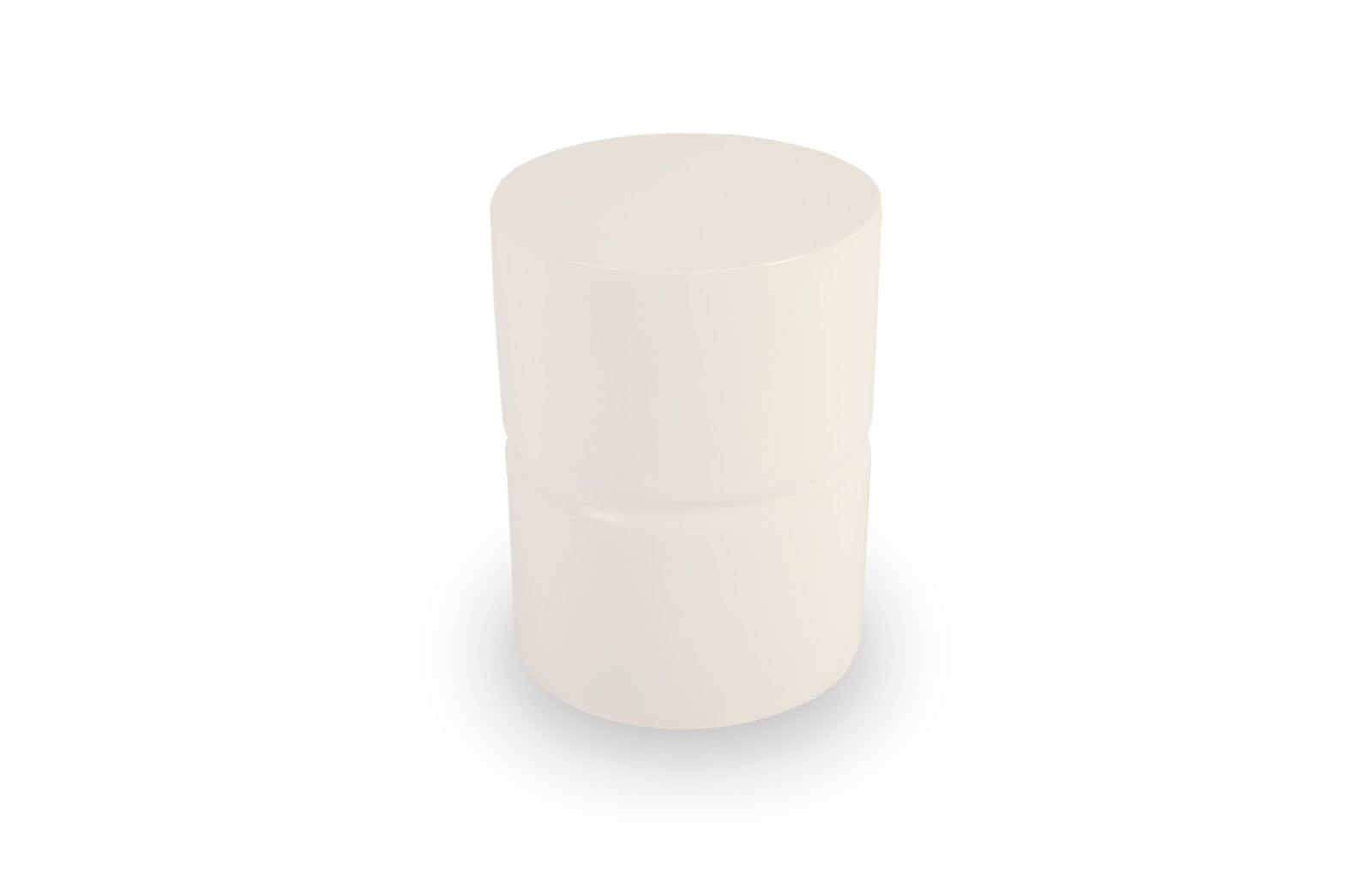 Phillips Collection Home Phillips Collection Stacked Stool, Gel Coat White
