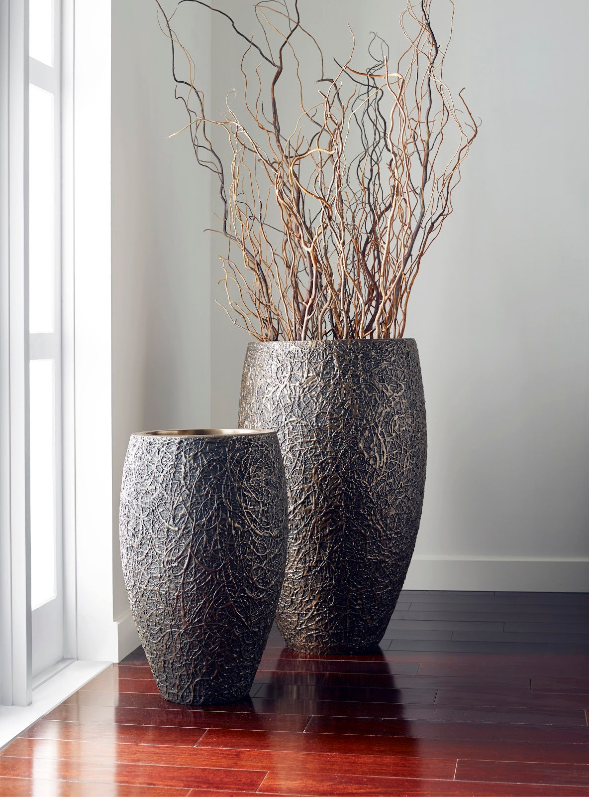 Phillips Collection Home Phillips Collection String Theory Planter, Bronze, SM
