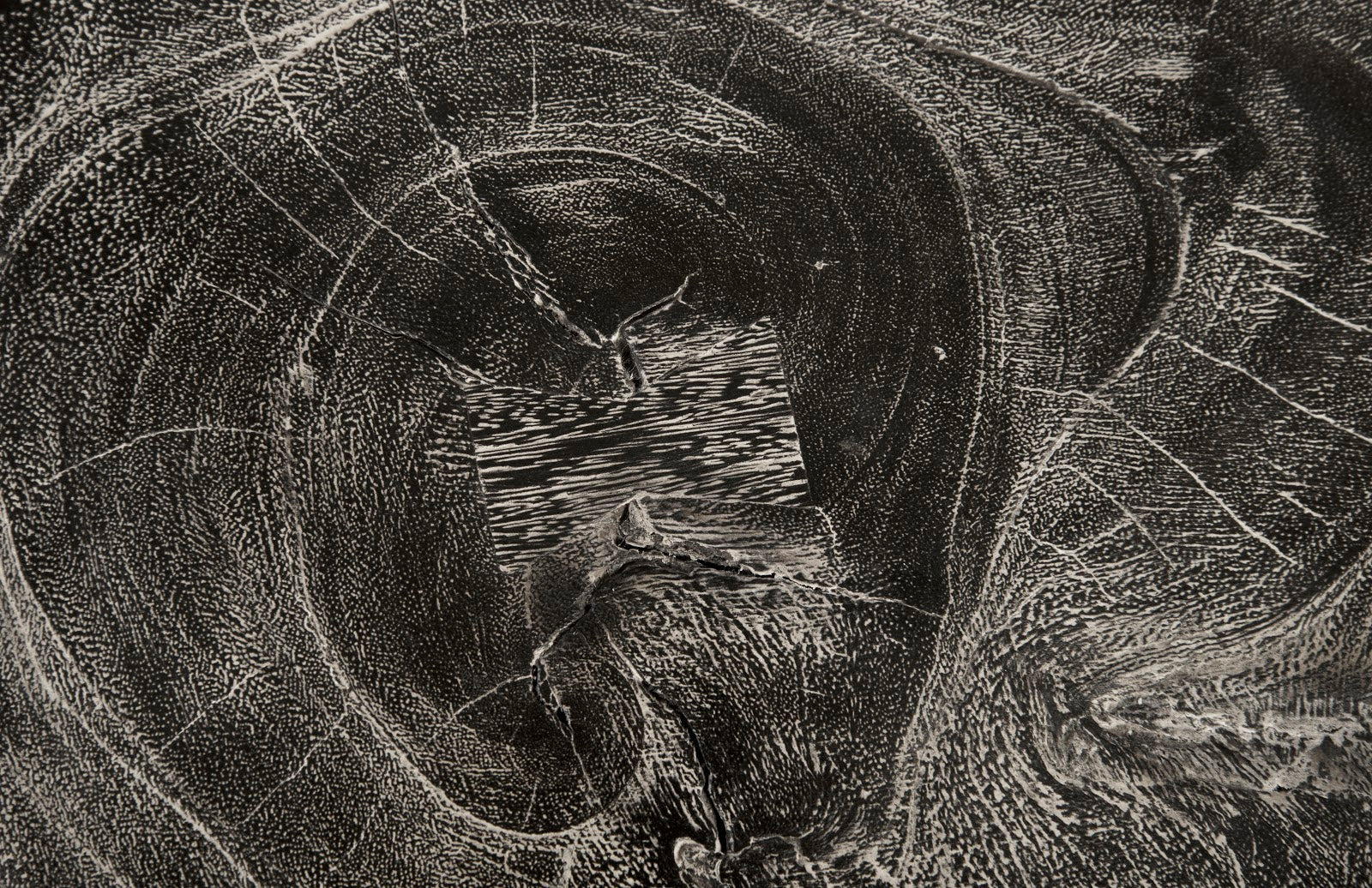 Phillips Collection Home Phillips Collection Stump Stool, Gray Stone Finish, Black