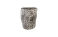 Phillips Collection Home Phillips Collection Stump Stool, Gray Stone Finish, Black