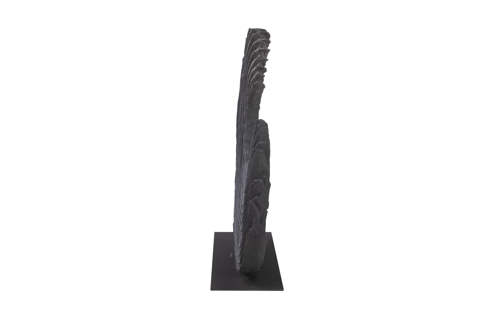 Phillips Collection Home Phillips Collection Swoop Tabletop Sculpture, Black Wood, Large