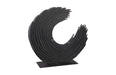 Phillips Collection Home Phillips Collection Swoop Tabletop Sculpture, Black Wood, Large
