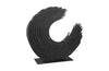 Phillips Collection Home Phillips Collection Swoop Tabletop Sculpture, Black Wood, Large