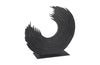 Phillips Collection Home Phillips Collection Swoop Tabletop Sculpture, Black Wood, Small