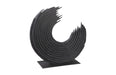 Phillips Collection Home Phillips Collection Swoop Tabletop Sculpture, Black Wood, Small