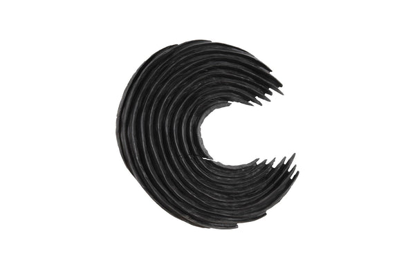 Phillips Collection Home Phillips Collection Swoop Wall Art, Black Wood, Small