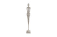 Phillips Collection Home Oversized LTL - Rate to be Quoted Phillips Collection Tall Chiseled Female Sculpture, Resin, Silver Leaf