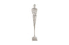 Phillips Collection Home Oversized LTL - Rate to be Quoted Phillips Collection Tall Chiseled Male Sculpture, Resin, Silver Leaf
