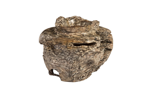 Phillips Collection Home Phillips Collection Teak Planter, Black Wash Finish