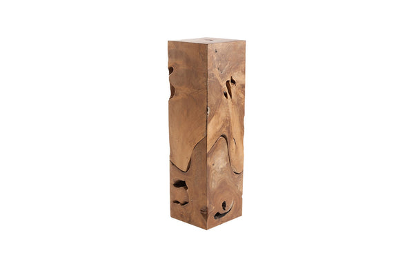 Phillips Collection Home Phillips Collection Teak Slice Pedestal, Square, LG