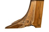 Phillips Collection Home Oversized LTL - Rate to be Quoted Phillips Collection Teak Wood Console Table, Iron Sheet Top