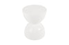 Phillips Collection Home Phillips Collection Totem Stool, White Gel Coat, LG