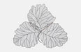 Phillips Collection Home Oversized LTL - Rate to be Quoted Phillips Collection Tri Leaf Wall Art, Large, Metal, Copper/Black