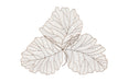 Phillips Collection Home Oversized LTL - Rate to be Quoted Phillips Collection Tri Leaf Wall Art, Large, Metal, Copper/Black