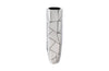 Phillips Collection Home Phillips Collection Triangle Crazy Cut Planter, Large, Stainless Steel