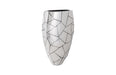 Phillips Collection Home Phillips Collection Triangle Crazy Cut Planter, Large, Stainless Steel