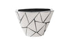 Phillips Collection Home Phillips Collection Triangle Crazy Cut Planter, Small, Stainless Steel