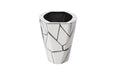 Phillips Collection Home Phillips Collection Triangle Crazy Cut Planter, Small, Stainless Steel