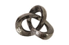 Phillips Collection Home Oversized LTL - Rate to be Quoted Phillips Collection Trifoil Coffee Table, Liquid Silver w/Glass
