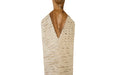 Phillips Collection Home Oversized LTL - Rate to be Quoted Phillips Collection Vested Female Sculpture, Large, Chamcha, Natural, White, Gold