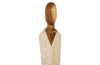 Phillips Collection Home Oversized LTL - Rate to be Quoted Phillips Collection Vested Female Sculpture, Medium, Chamcha, Natural, White, Gold