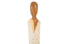 Phillips Collection Home Oversized LTL - Rate to be Quoted Phillips Collection Vested Female Sculpture, Small, Chamcha, Natural, White, Gold