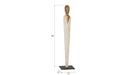 Phillips Collection Home Oversized LTL - Rate to be Quoted Phillips Collection Vested Female Sculpture, Small, Chamcha, Natural, White, Gold