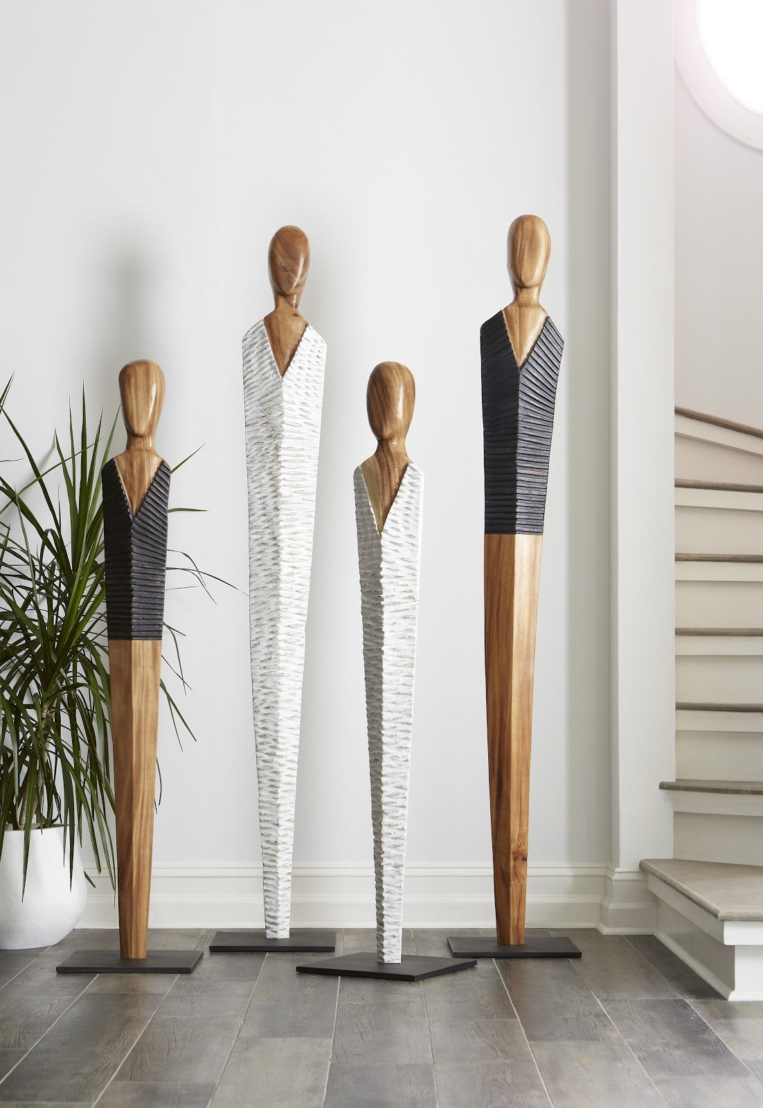 Phillips Collection Home Oversized LTL - Rate to be Quoted Phillips Collection Vested Male Sculpture, Small, Chamcha, Natural, Black, Copper