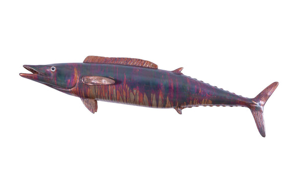 Phillips Collection Home Phillips Collection Wahoo Fish Wall Sculpture, Resin, Copper Patina Finish