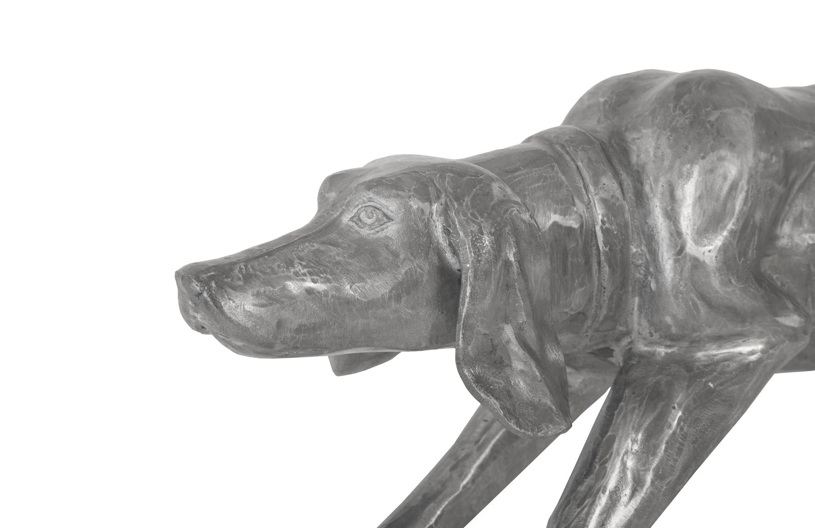 Phillips Collection Home Phillips Collection Walking Dog Sculpture, Black/Silver, Aluminum