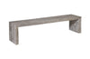 Phillips Collection Home Oversized LTL - Rate to be Quoted Phillips Collection Waterfall Bench, Gray Stone